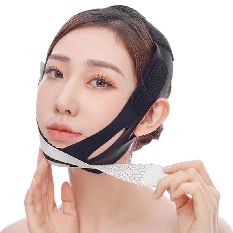 V-face mask for lifting and firming double chin, V-face bandage, sleep mask, skin-friendly, breathable and lightweight.